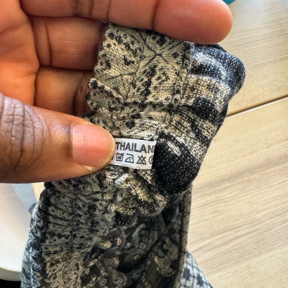 Hill tribe elephant women Aladdin style free cotton pants… - Picture 11 of 12